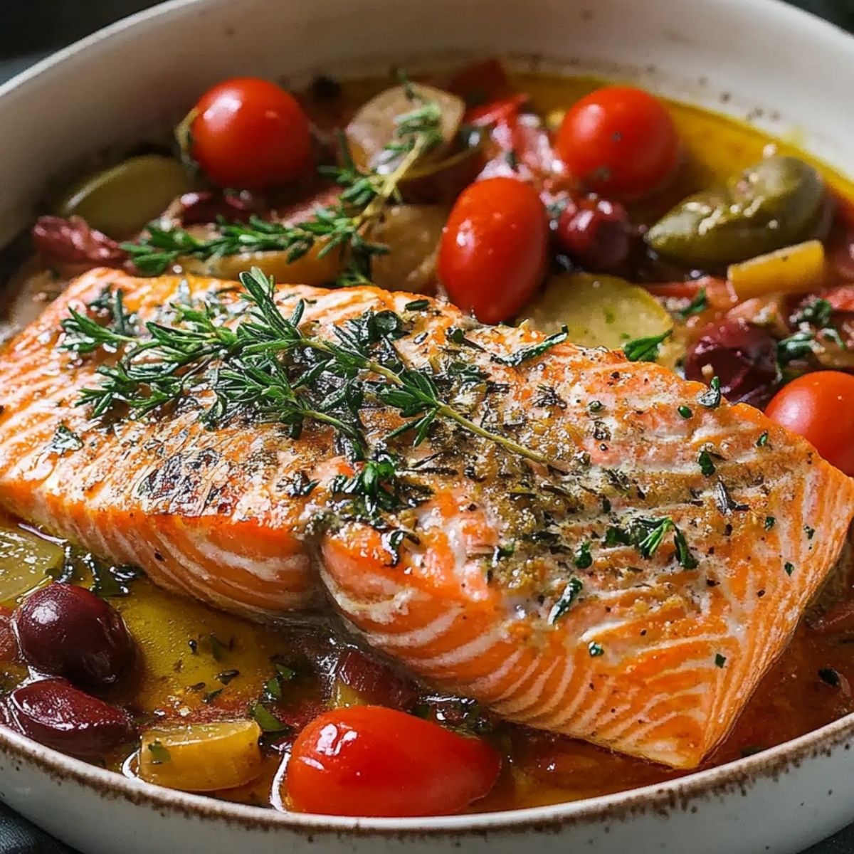 Recette De Saumon À La Provençale